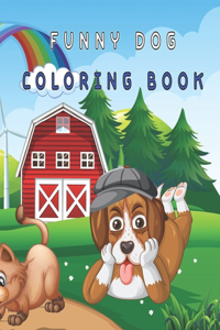 funny dog coloring book