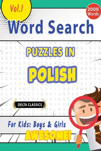 Word Search Puzzles in Polish for Kids