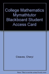 Mymathtutor in Blackboard, Student Access Card, College Mathematics