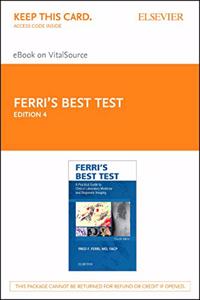 Ferri's Best Test Elsevier eBook on Vitalsource (Retail Access Card)