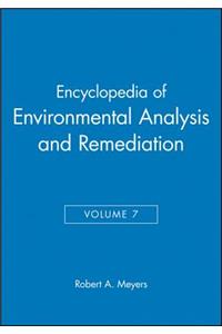 Encyclopedia of Environmental Analysis and Remediation, Volume 7