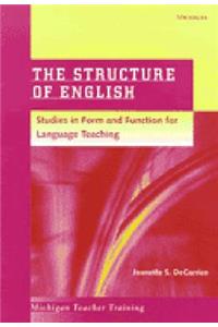Workbook to Accompany the Structure of English