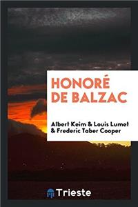 Honorï¿½ de Balzac