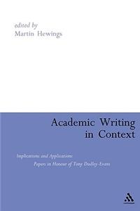 Academic Writing in Context