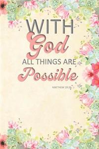 With God All Things Are Possible
