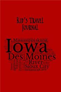 Iowa Kid's Travel Journal