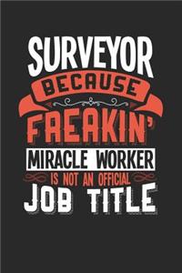 Surveyor Because Freakin' Miracle Worker Is Not an Official Job Title