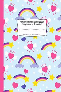 Primary Composition Notebook Story Journal Grades K-2
