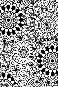 Mandala Pattern - Color My Cover Notebook