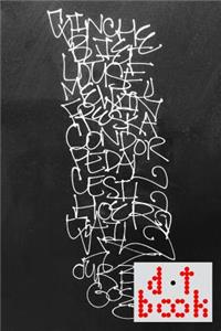 The Dot Book - A Dot Grid Notebook for Graphic Designers - Graffiti Series - 015