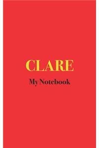 CLARE My Notebook