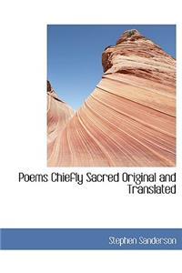 Poems Chiefly Sacred Original and Translated