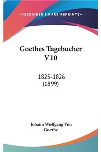 Goethes Tagebucher V10