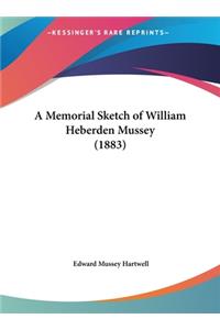 A Memorial Sketch of William Heberden Mussey (1883)