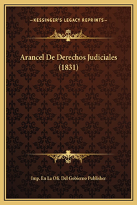 Arancel De Derechos Judiciales (1831)