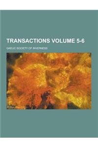 Transactions Volume 5-6