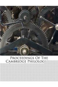 Proceedings of the Cambridge Philological Society, Issues 64-123...