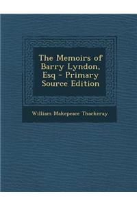 The Memoirs of Barry Lyndon, Esq