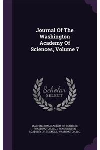 Journal of the Washington Academy of Sciences, Volume 7