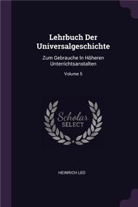 Lehrbuch Der Universalgeschichte