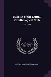 Bulletin of the Nuttall Ornithological Club
