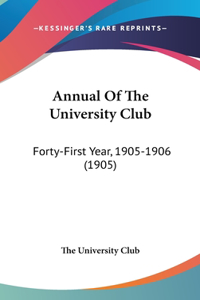 Annual of the University Club