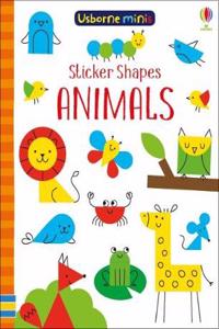 Sticker Shapes Animals x5