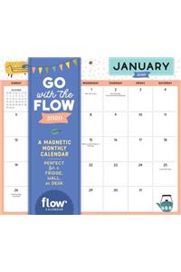 Go with the Flow Desk Calendar 2020