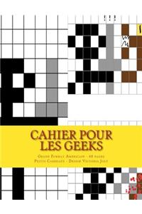 Cahier pour les Geeks - Grand Format Americain - 48 pages - petits carreaux: Sketchbook Design 1