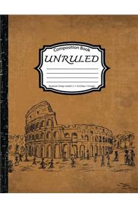 Unruled Composition Book