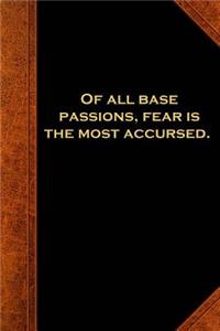 Shakespeare Quote Journal Base Passions Fear Accursed
