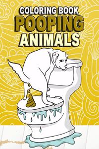 Pooping Animals Coloring Book