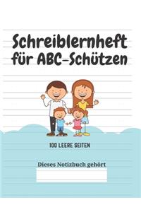 Schreiblernheft für ABC-Schützen