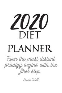 2020 Diet Planner Even The Most Distant Prodigy Begins With The First Step