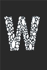 The Letter W from Leafs for nature lovers Journal