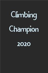Climbing Champion 2020