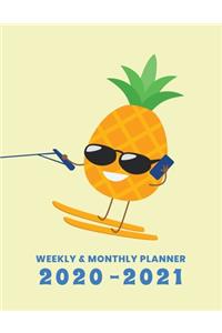 Weekly & Monthly Planner 2020 - 2021: Big Custom Planners For Keeping Busy After Retirement (Agenda & Appointment Calendar); Two Year Organizer Book (2020-2021) Customized with Dot Grid 