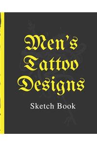 Men's Tattoo Designs Sketch Book