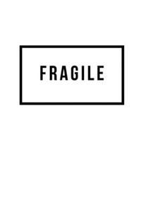 Fragile: Notebook / Simple Blank Lined Writing Journal / Activity / Business / Planning / Productivity / Happiness / Mental Health / Personal / Management / 