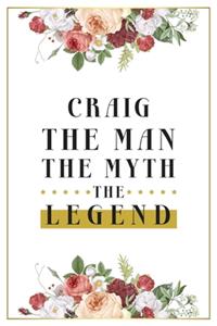 Craig The Man The Myth The Legend