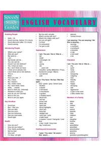 English Vocabulary (Speedy Study Guides)