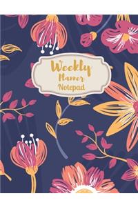 Weekly Planner Notepad