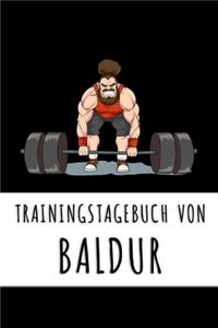 Trainingstagebuch von Baldur