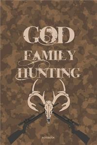 GOD FAMILY HUNTING notebook