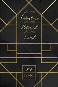 89th Birthday Journal