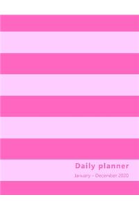 Daily Planner January-December 2020
