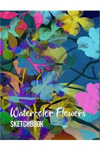 Watercolor Flowers Sketchbook
