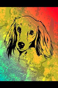 Dachshund Color Burst Notebook