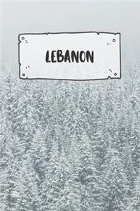 Lebanon: Ruled Travel Diary Notebook or Journey Journal - Lined Trip Pocketbook for Men and Women with Lines