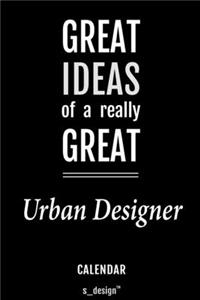 Calendar for Urban Designers / Urban Designer